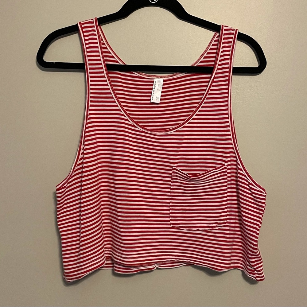 American Apparel Striped Crop
